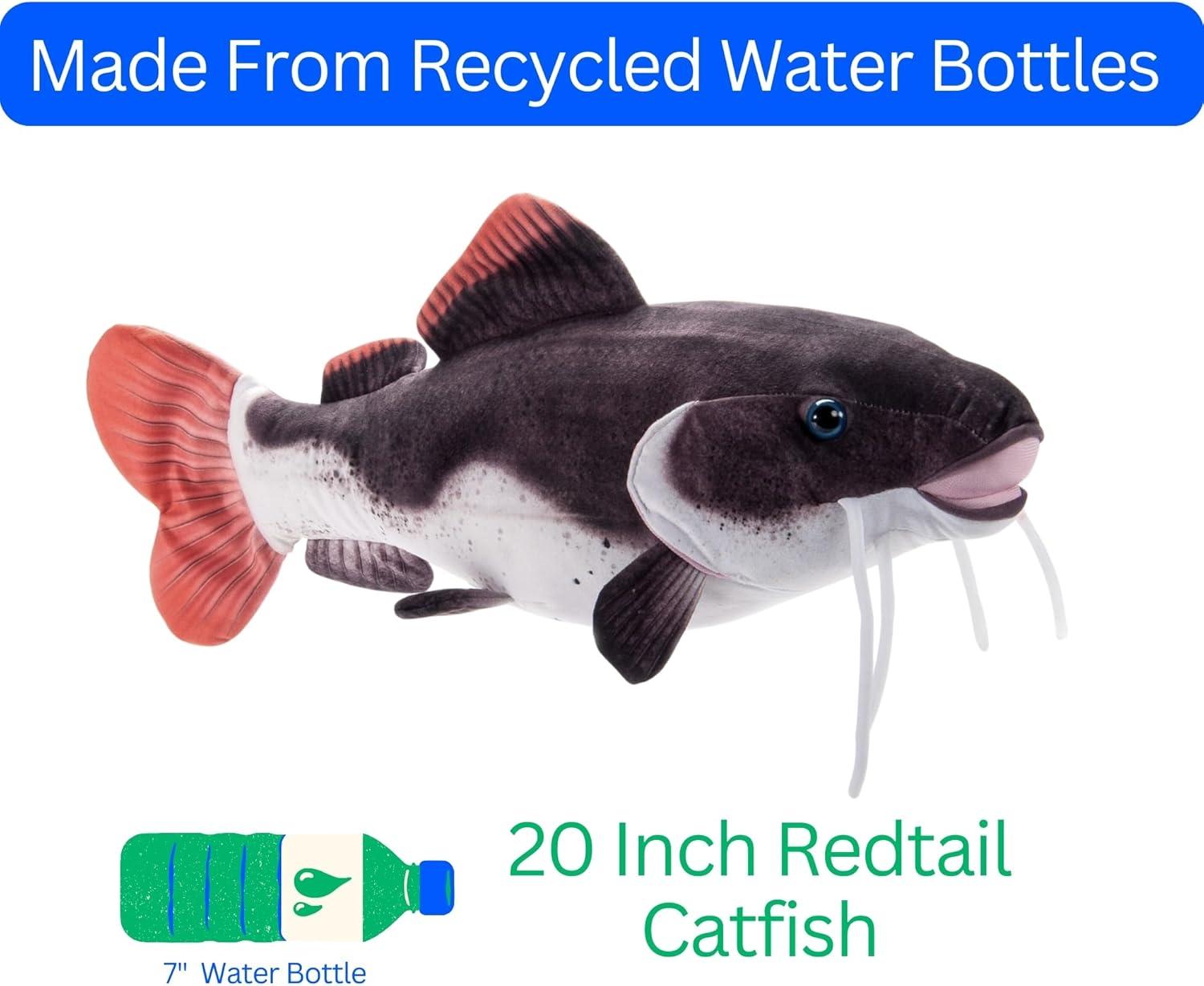 image:imageThe Petting Zoo Redtail Catfish Stuffed Animal Plushie Gifts for Kids Wild Onez Sealife River Fish Animals Purple Redtail Catfish Plush Toy 20 Inches