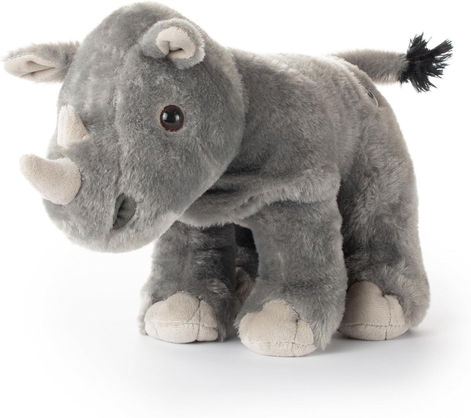 image:imageThe Petting Zoo Rhino Stuffed Animal Gifts for Kids Wild Onez Zoo Animals Southern Rhino Plush Toy 12 inches