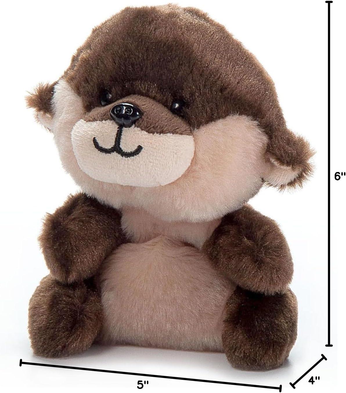 image:imageThe Petting Zoo River Otter Stuffed Animal Plushie Gifts for Kids Nuggetz Wildlife Animals Otter Plush Toy 6 Inches