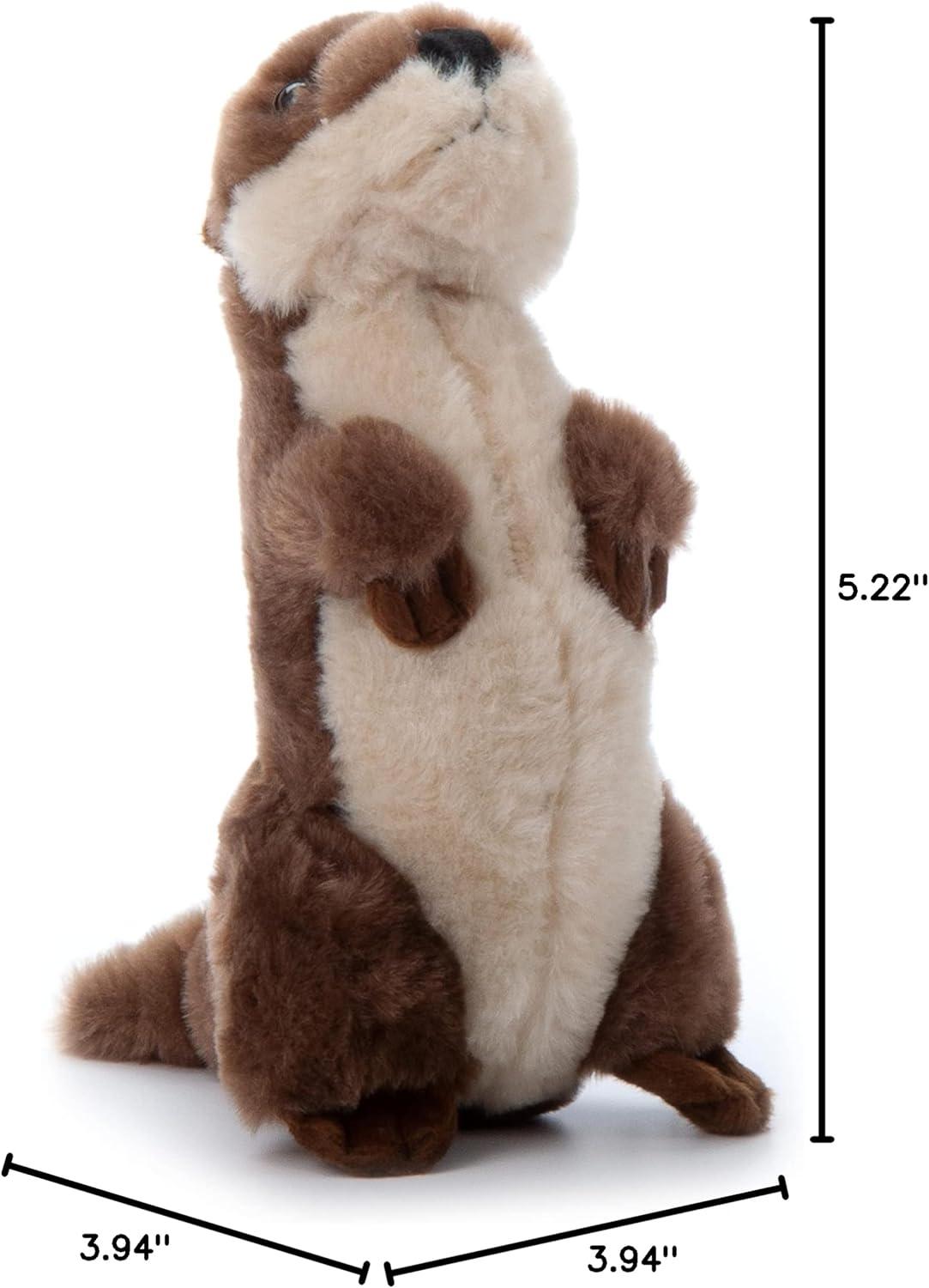 image:imageThe Petting Zoo River Otter Stuffed Animal Standing Gifts for Kids Wild Onez Zoo Animals River Otter Plush Toy 10 inches