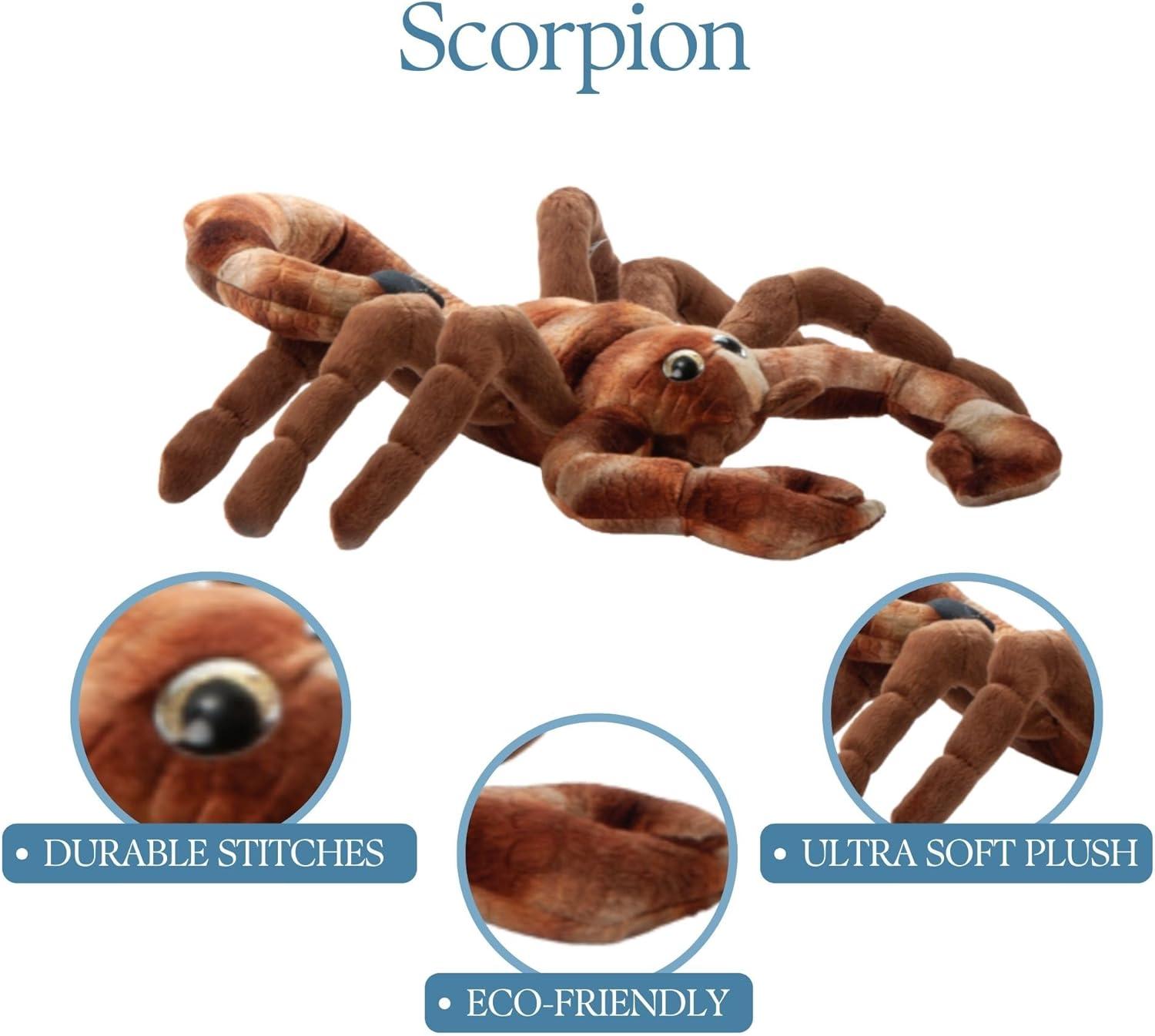 image:imageThe Petting Zoo Scorpion Stuffed Animal Gifts for Kids Wild Onez Zoo Animals Scorpion Plush Toy 12 inches