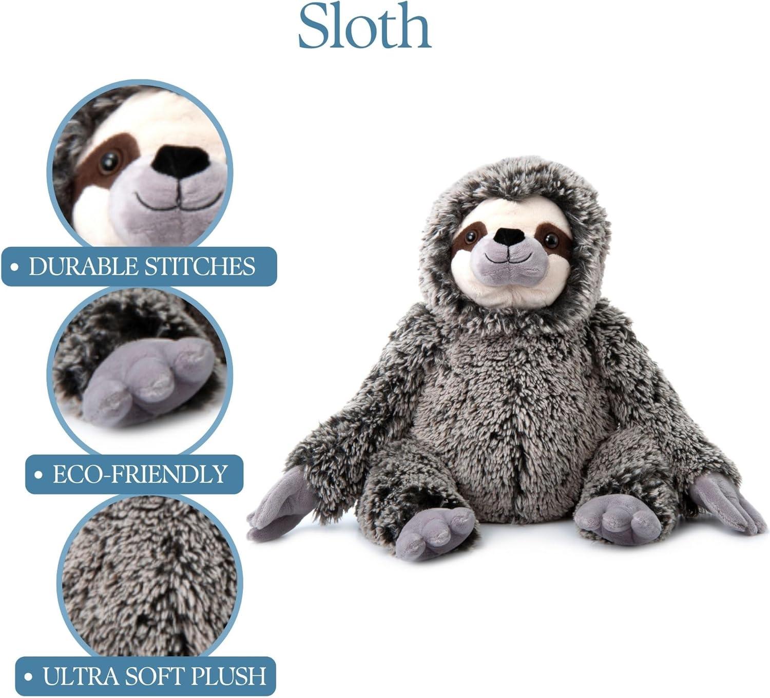image:imageThe Petting Zoo Sloth Stuffed Animal Gifts for Kids Wild Onez Zoo Animals Jumbo Sloth Plush Toy 23 inches
