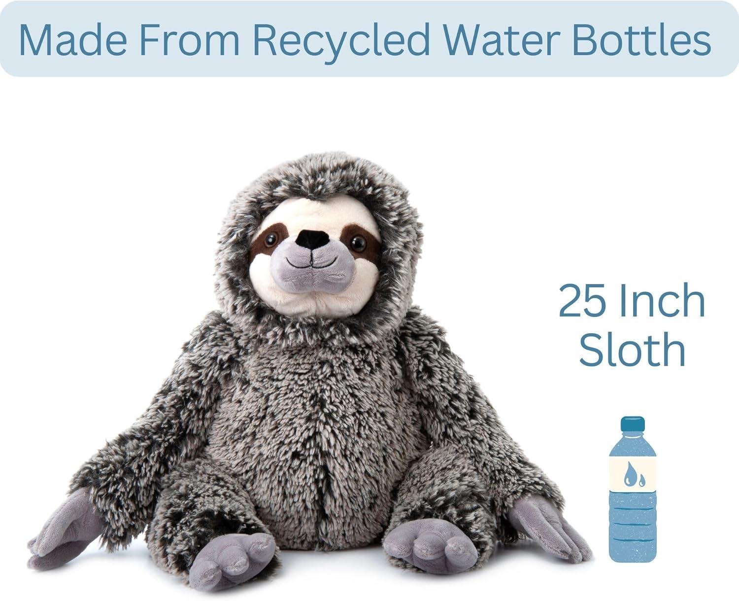 image:imageThe Petting Zoo Sloth Stuffed Animal Gifts for Kids Wild Onez Zoo Animals Jumbo Sloth Plush Toy 23 inches
