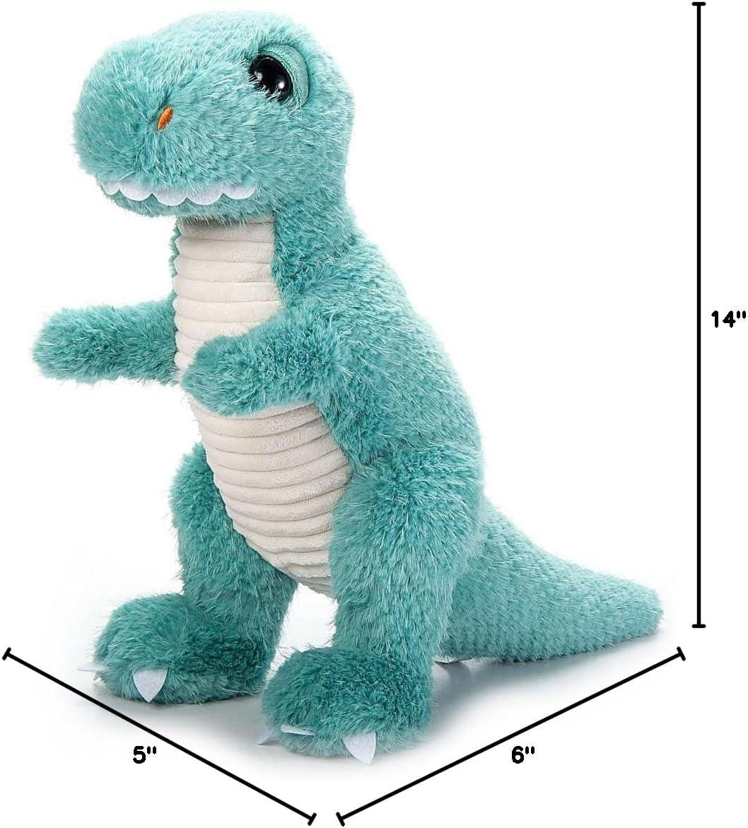 image:imageThe Petting Zoo TRex Stuffed Animal Plushie Fuzzlez Dinosaur Animals TRex Dinosaur Plush Toy 14 inches