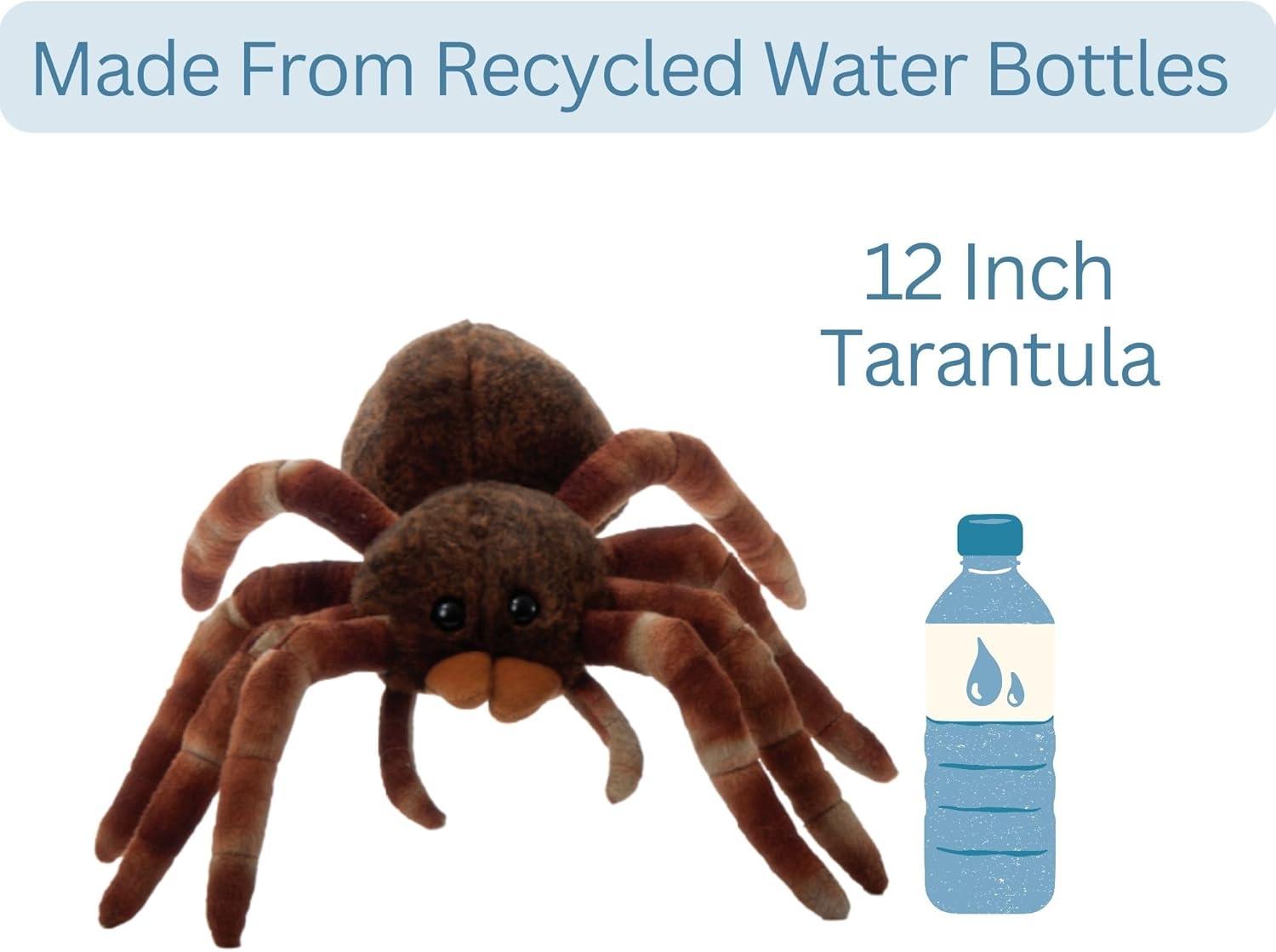 image:imageThe Petting Zoo Tarantula Stuffed Animal Gifts for Kids Wild Onez Zoo Animals Tarantula Plush Toy Sitting 12 inches