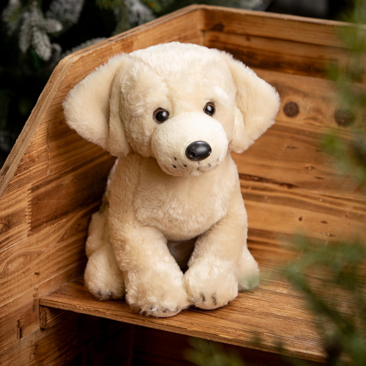 image:imageThe Petting Zoo Yellow Lab Dog Stuffed Animal Plushie Gifts for Kids Lab Dog Plush Toy 12 inches