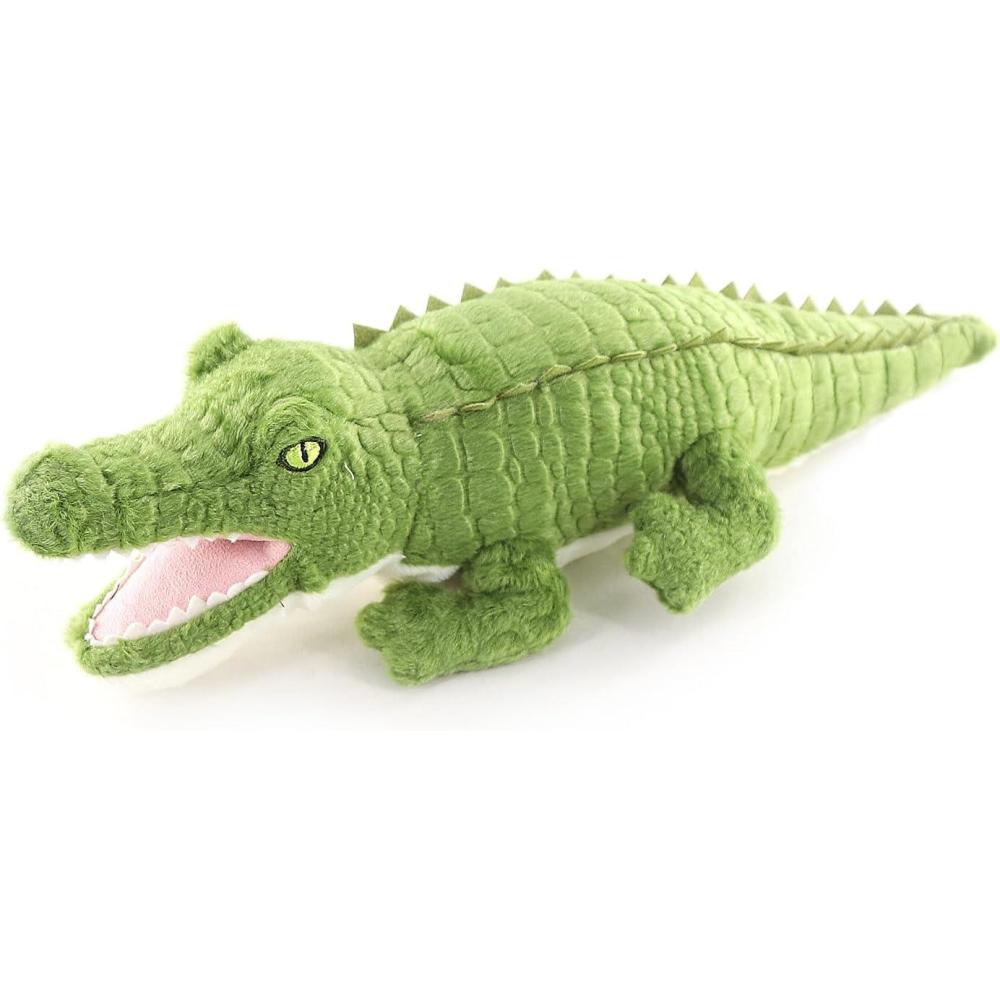image:imageThe Petting Zoo Alligator Stuffed Animal Plushie Gifts for Kids Earth Keeperz Wildlife Animals Zoologee Green Alligator Plush Toy 10 inches