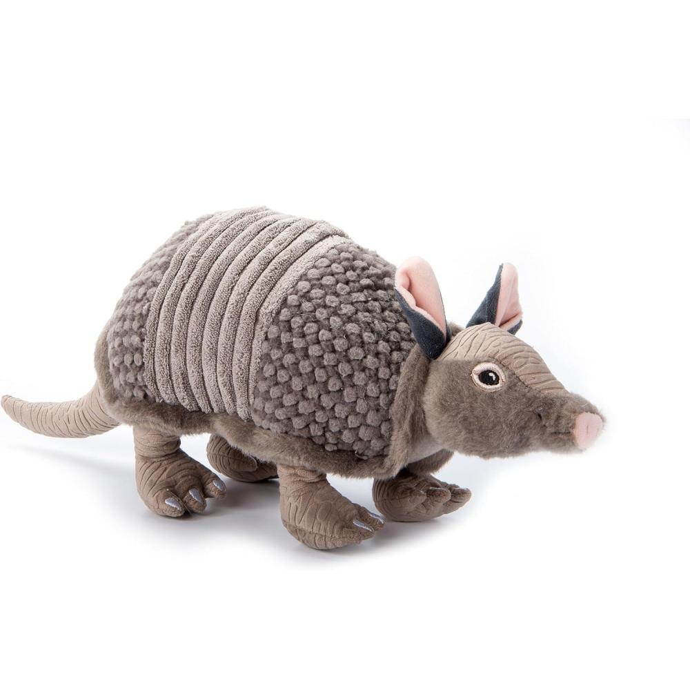 image:imageThe Petting Zoo Armadillo Stuffed Animal Plushie Gifts for Kids Earth Keeperz Wildlife Animals Zoologee Brown Armadillo Plush Toy 18 inches