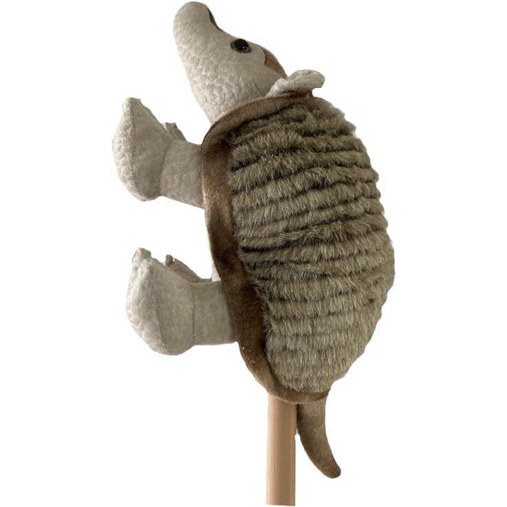 image:imageThe Petting Zoo Armadillo Stuffed Animal Plushie Gifts for Kids Ride Along Hobby Animals Armadillo Plush Toy 36 inches