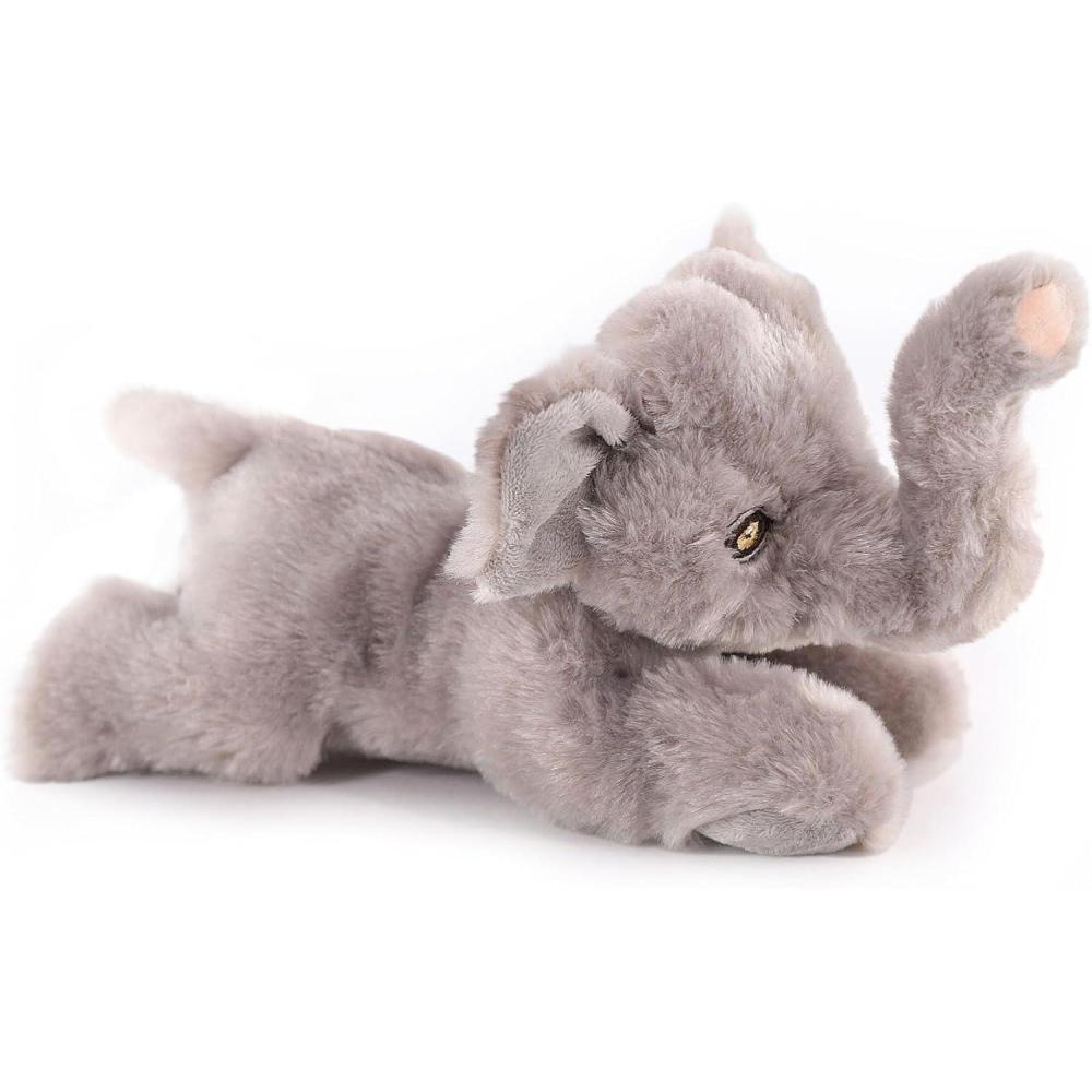 image:imageThe Petting Zoo Asian Elephant Stuffed Animal Plushie Gifts for Kids Earth Keeperz Wildlife Animals Zoologee Grey Asian Elephant Plush Toy 10 inches