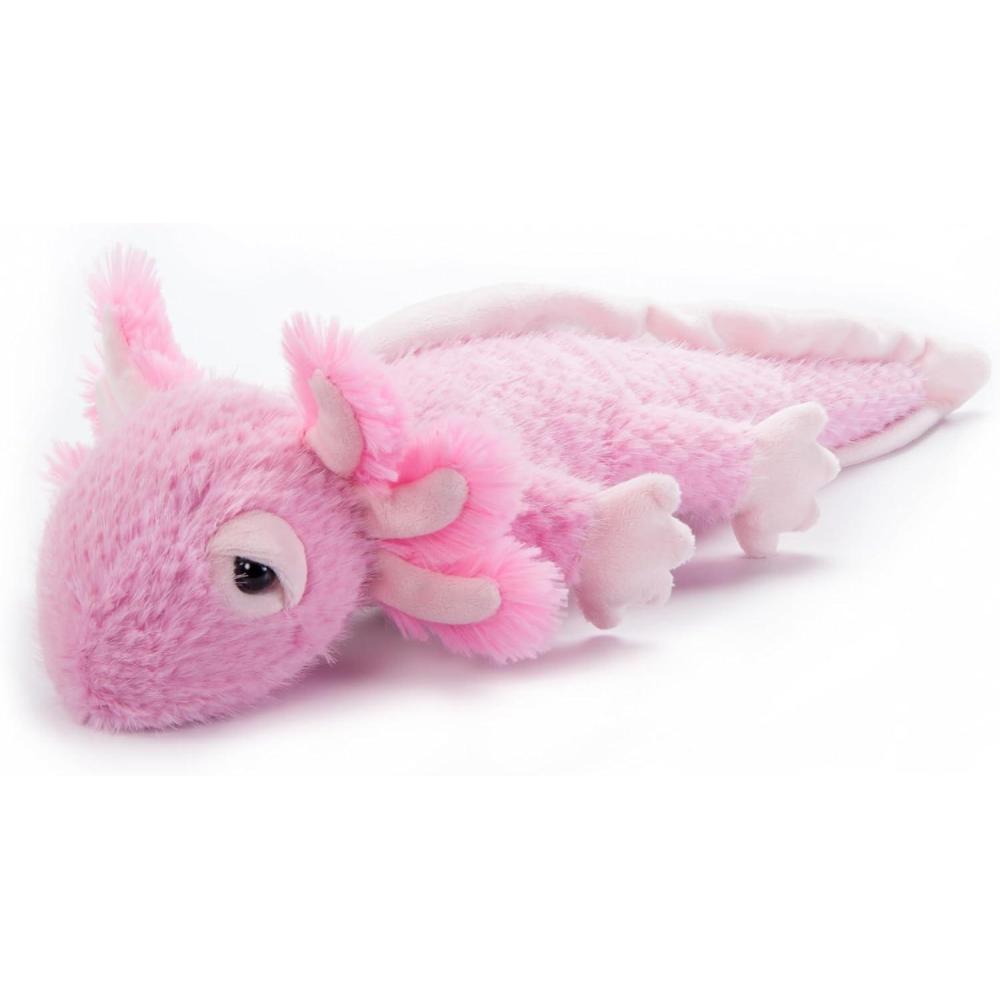 image:imageThe Petting Zoo Axolotl Stuffed Animal Plushie Gifts for Kids Fuzzlez Sealife Animals Salamander Plush Toy 20 inches