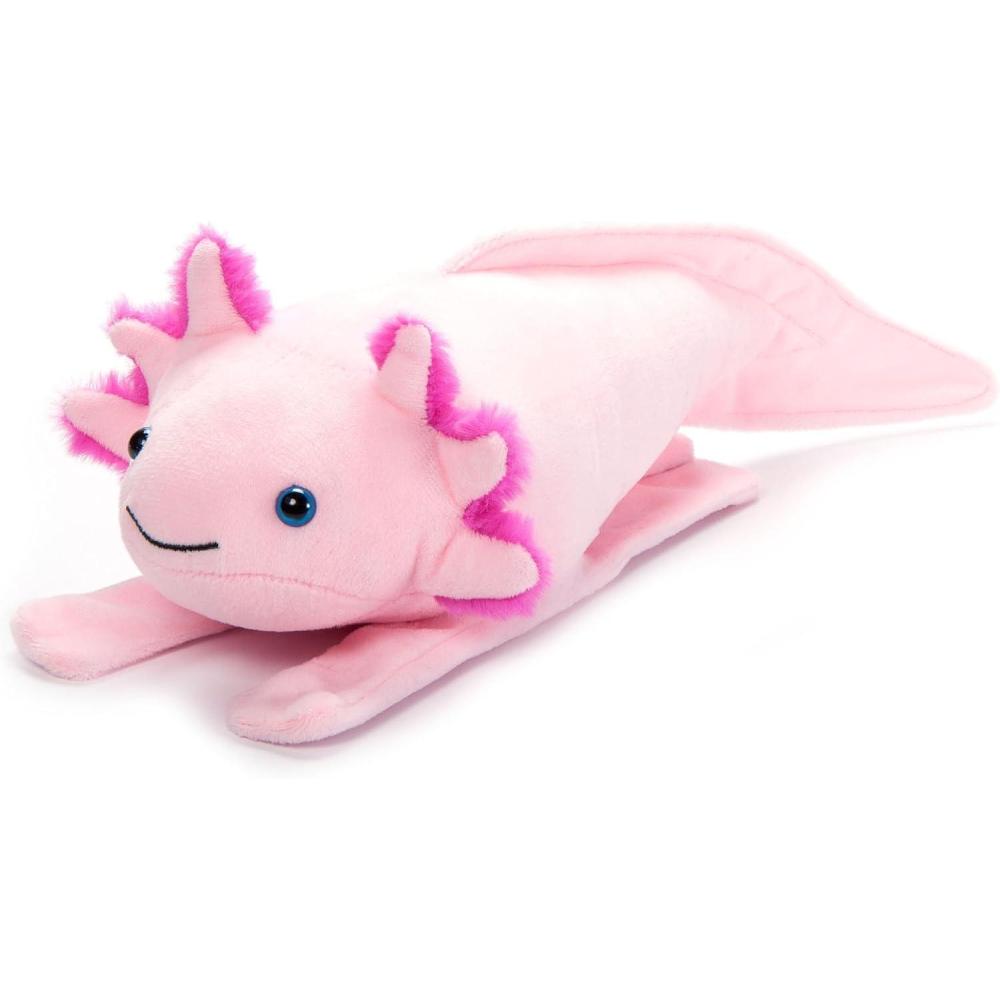 image:imageThe Petting Zoo Axolotl Stuffed Animal Plushie Slap Bracelet Gifts for Kids Slapstix Animals Salamander Plush Toy 10 inches