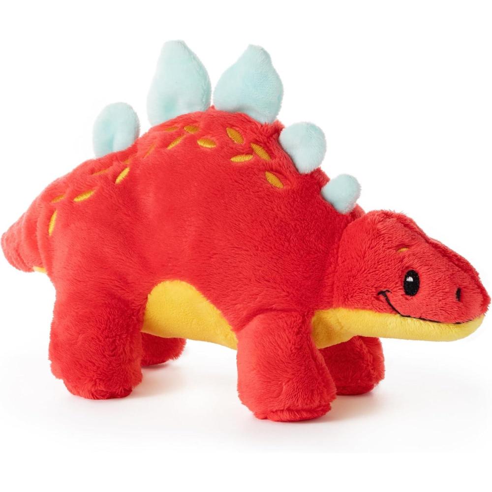 image:imageThe Petting Zoo Baby Stegosaurus Stuffed Animal Plushie Dinosaur Animals ZOOLOGEE Red Dinosaur Plush Toy 11 inches