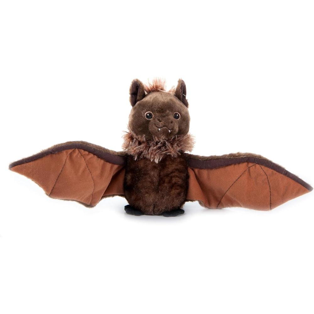 image:imageThe Petting Zoo Bat Stuffed Animal Plushie Gifts for Kids Earth Keeperz Wildlife Animals Zoologee Brown Bat Plush Toy 10 inches