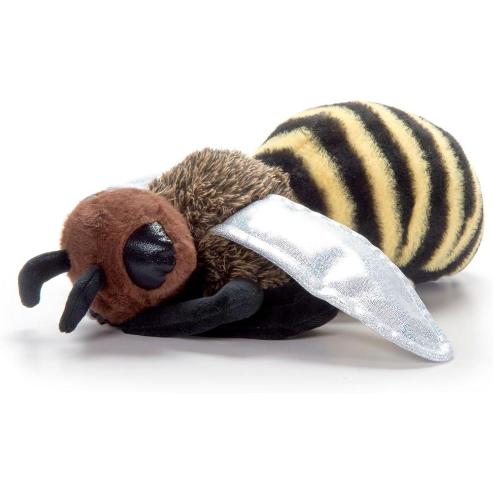image:imageThe Petting Zoo Bee Stuffed Animal Plushie Gifts for Kids Wild Onez Insect Animals Yellow Bee Plush Toy 12 inches