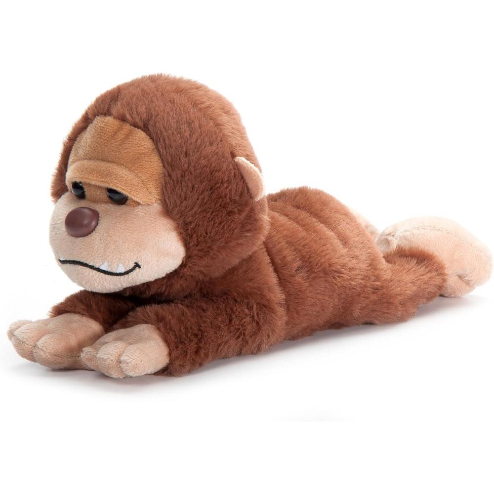 image:imageThe Petting Zoo Bigfoot Yeti Stuffed Animal Plushie Slap Bracelet Gifts for Kids Slapstix Wildlife Animals Brown Bigfoot Plush Toy 9 inches