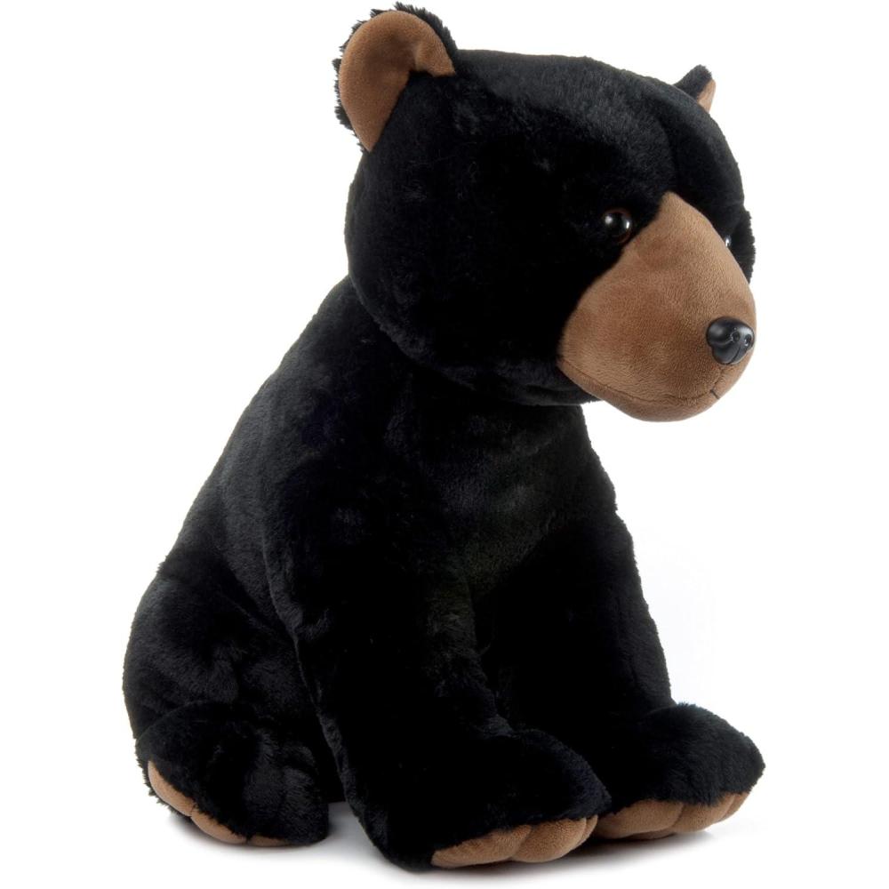 image:imageThe Petting Zoo Black Bear Stuffed Animal Gifts for Kids Wild Onez Zoo Animals Jumbo Black Bear Plush Toy 20 inches