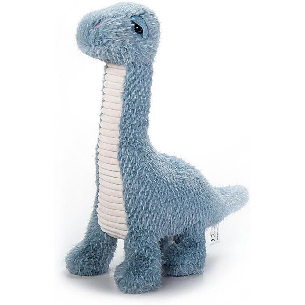image:imageThe Petting Zoo Brachiosaurus Stuffed Animal Plushie Fuzzlez Dinosaur Animals Blue Brachiosaurus Dinosaur Plush Toy 14 inches