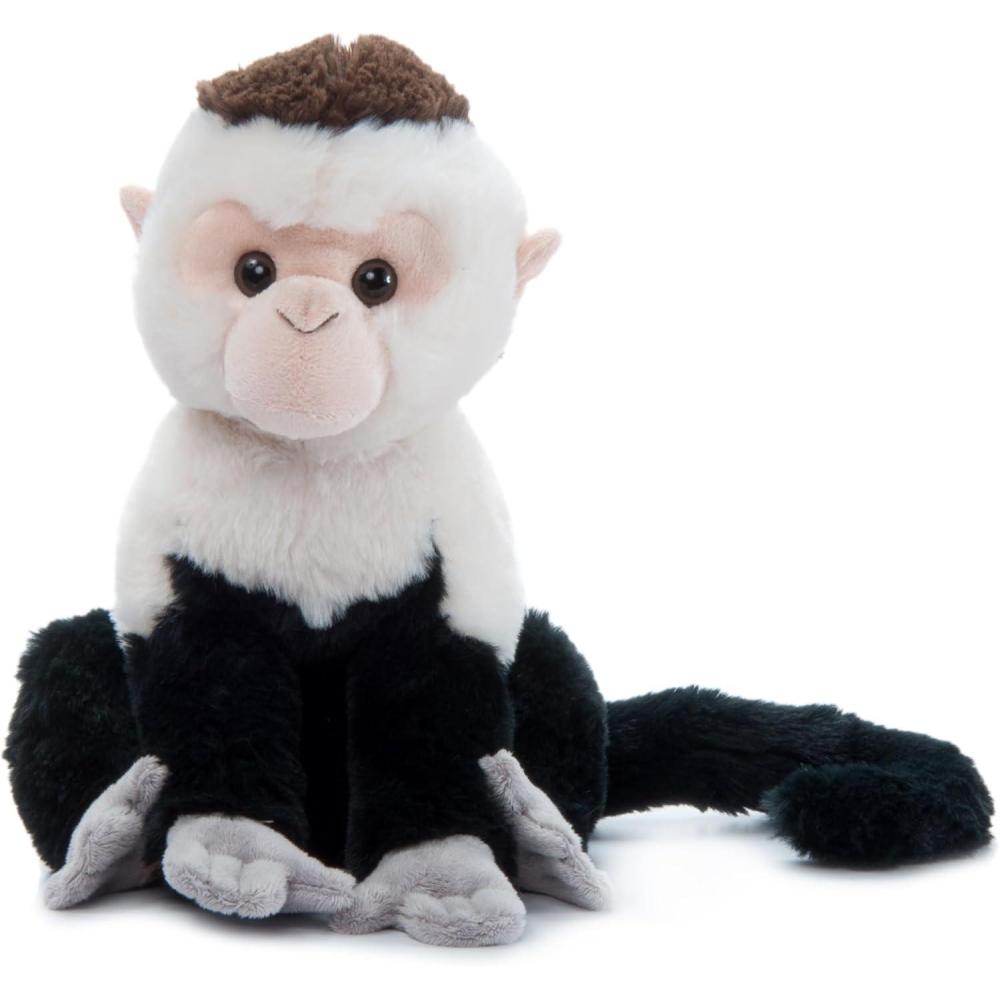 image:imageThe Petting Zoo Capuchin Stuffed Animal Plushie Gifts for Kids Wild Onez Zoo Animals Monkey Plush Toy 12 inches