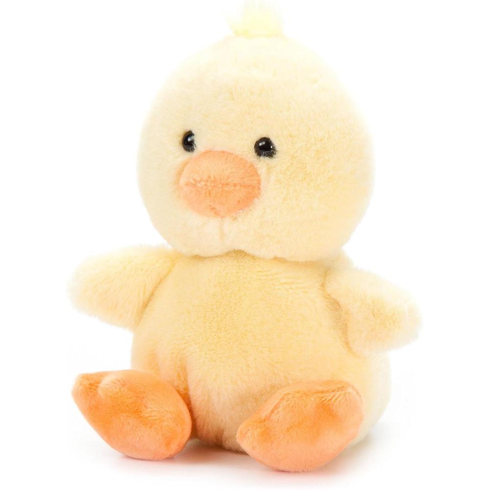 image:imageThe Petting Zoo Chick Stuffed Animal Plushie Gifts for Kids Nuggetz Wildlife Stuffed Animals Yellow Chick Plush Toy 6 inches