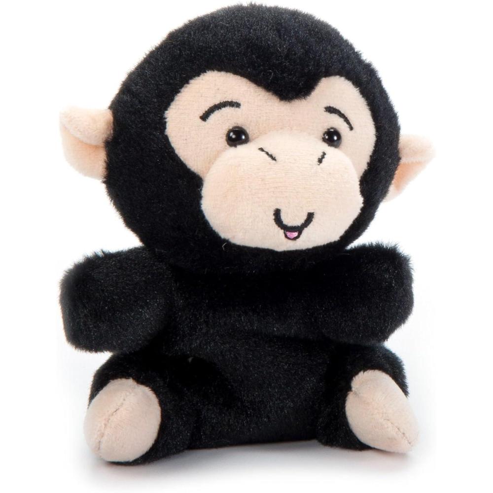 image:imageThe Petting Zoo Chimp Stuffed Animal Plushie Gifts for Kids Nuggetz Wildlife Animals Chimp Plush Toy 6 inches
