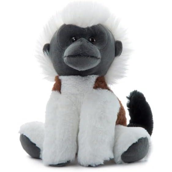 image:imageThe Petting Zoo Cotton Top Tamarin Stuffed Animal Plushie Gifts for Kids Wild Onez Wildlife Animals Monkey Plush Toy 9 inches