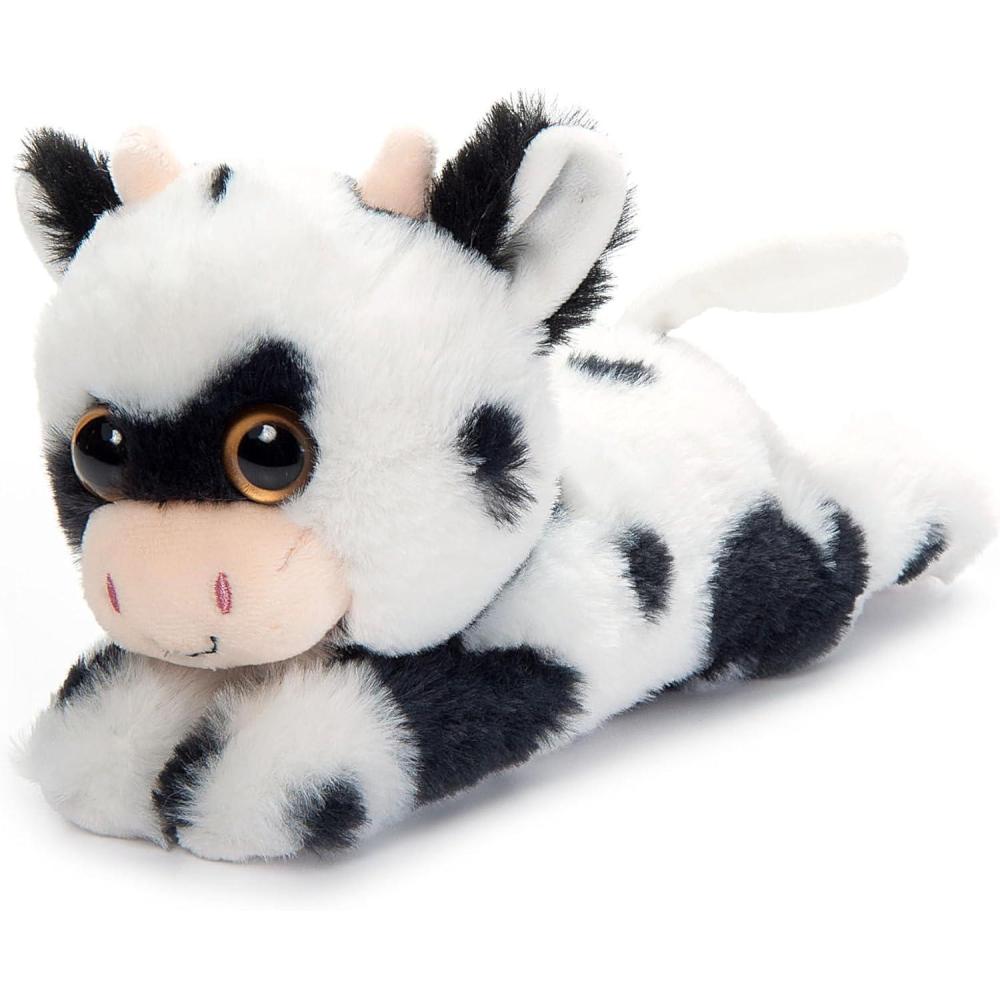 image:imageThe Petting Zoo Cow Stuffed Animal Plushie Slap Bracelet Gifts for Kids Slapstix Wildlife Animals Cow Plush Toy 10 inches