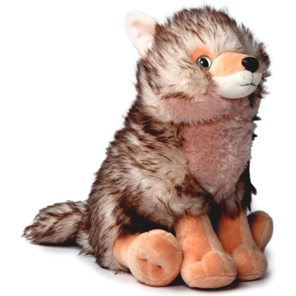 image:imageThe Petting Zoo Coyote Stuffed Animal Gifts for Kids Wild Onez Zoo Animals Coyote Plush Toy 12 inches