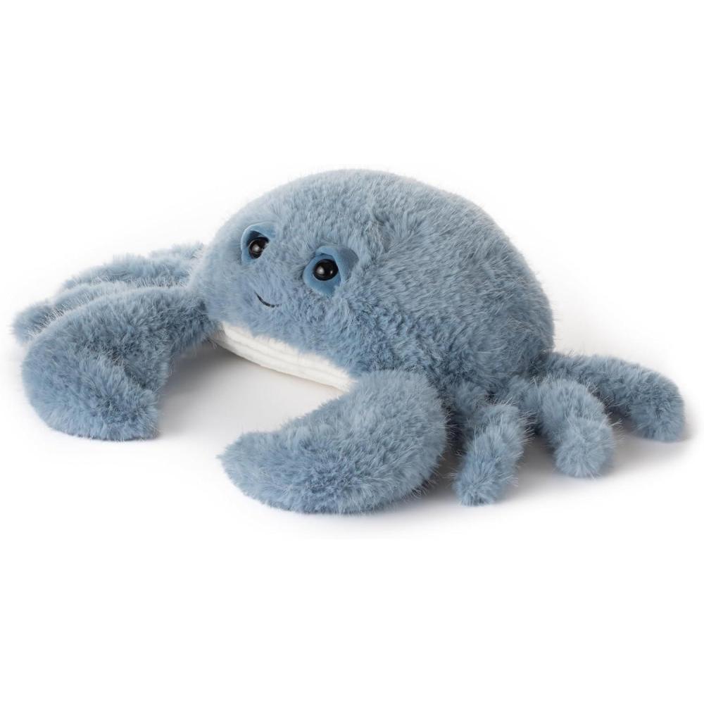 image:imageThe Petting Zoo Crab Stuffed Animal Plushie Gifts for Kids Fuzzlez Sealife Animals Blue Crab Plush Toy 12 Inches
