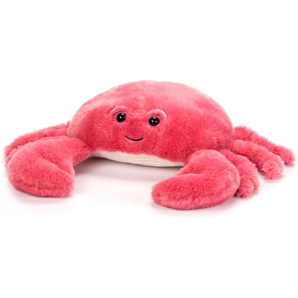 image:imageThe Petting Zoo Crab Stuffed Animal Plushie Gifts for Kids Sealife Fuzzlez Animals Crab Plush Toy 10 inches