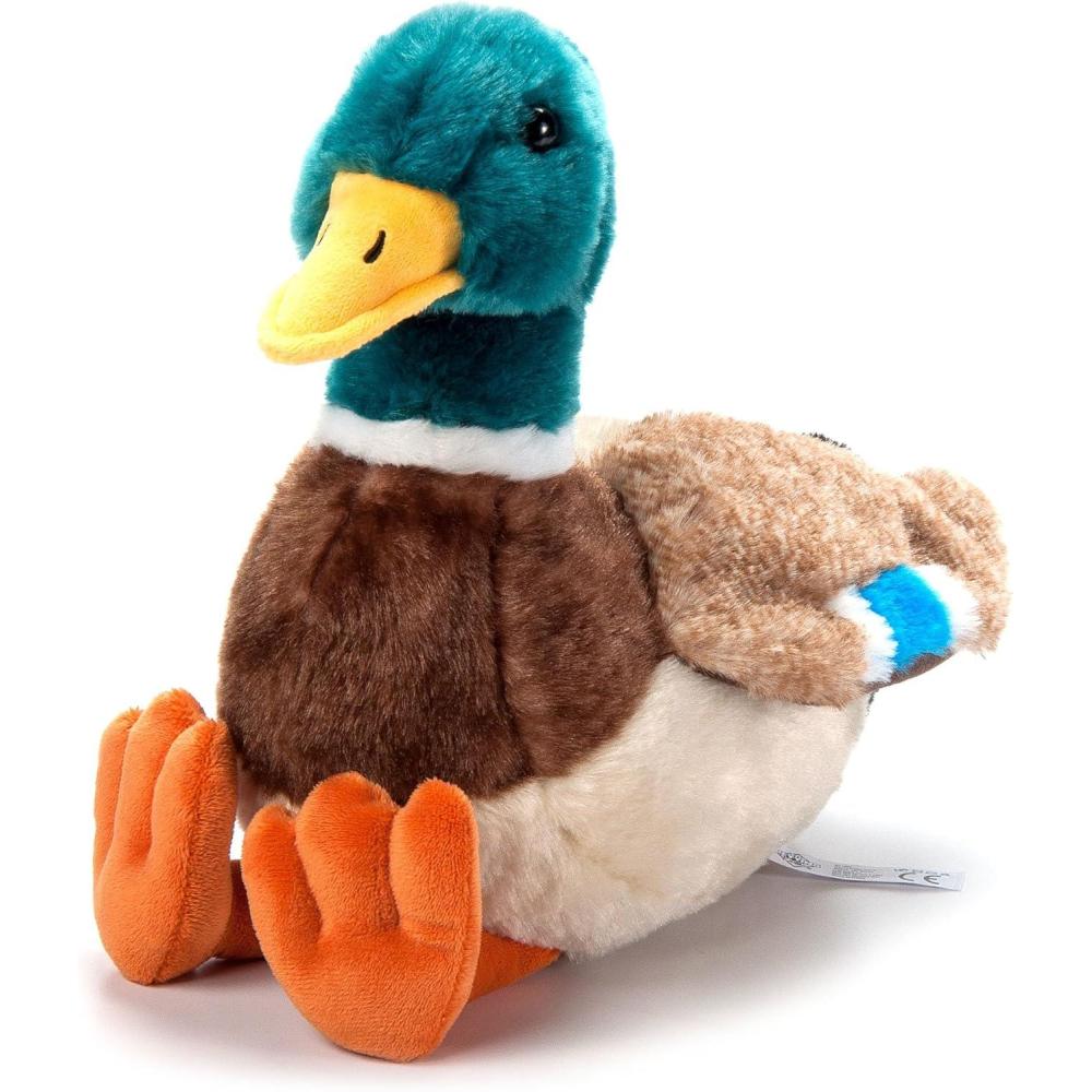 image:imageThe Petting Zoo Duck Stuffed Animal Plushie Gifts for Kids Wild Onez Wildlife Animals Duck Plush Toy 12 inches