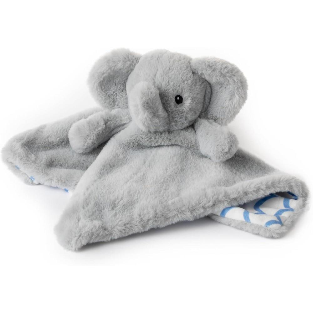 image:imageThe Petting Zoo Elephant Stuffed Animal Plushie Blanket Gifts for Kids Bumblez Luvee Animals Grey Elephant Plush Toy 13 inches