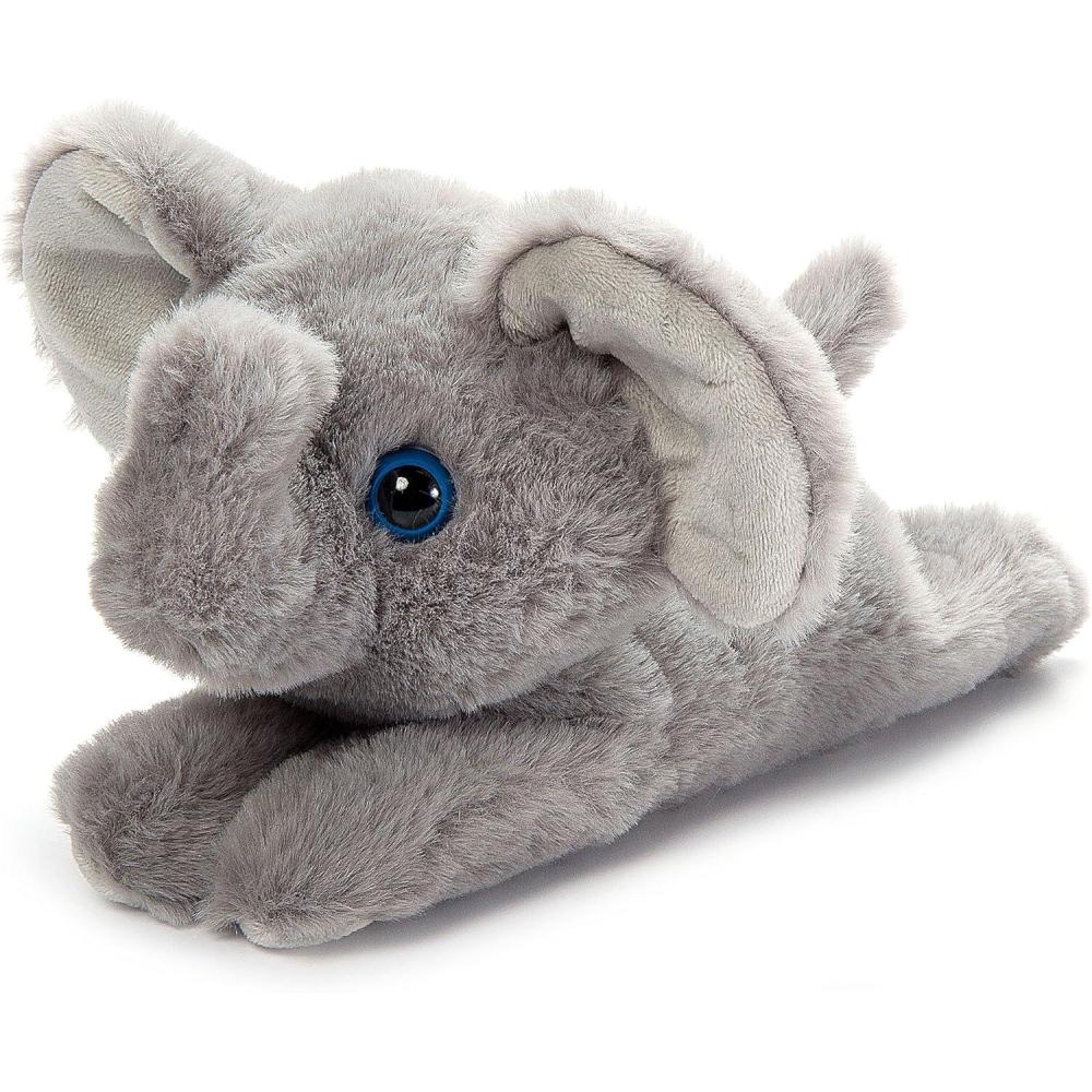 image:imageThe Petting Zoo Elephant Stuffed Animal Plushie Slap Bracelet Gifts for Kids Slapstix Animals Elephant Plush Toy 10 Inches