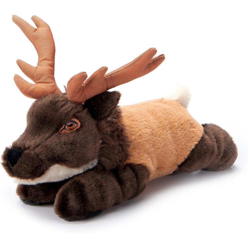 image:imageThe Petting Zoo Elk Stuffed Animal Plushie Gifts for Kids Earth Keeperz Wildlife Animals Zoologee Brown Elk Plush Toy 10 inches