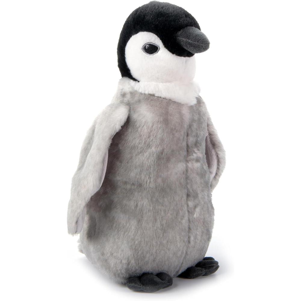 image:imageThe Petting Zoo Emperor Penguin Chick Stuffed Animal Plushie Gifts for Kids Earth Keeperz Sealife Animals Zoologee Grey Emperor Penguin Chick Plush Toy 12 inches