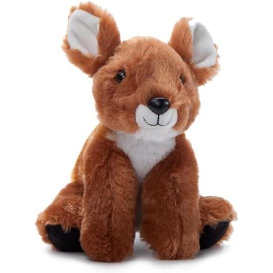 image:imageThe Petting Zoo Fawn Stuffed Animal Plushie Gifts for Kids Wild Onez Wildlife Animals Fawn Plush Toy 9 inches