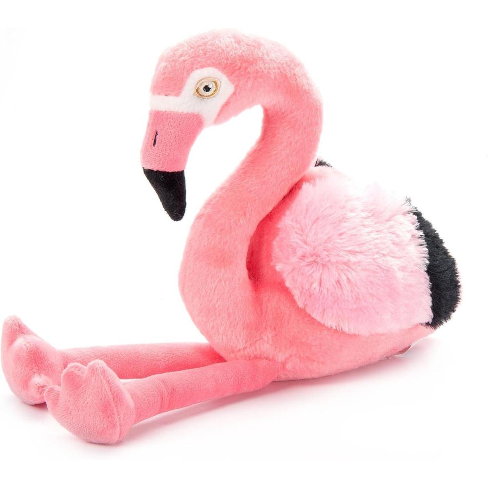 image:imageThe Petting Zoo Flamingo Stuffed Animal Plushie Gifts for Kids Earth Keeperz Wildlife Animals Zoologee Pink Flamingo Plush Toy 17 inches