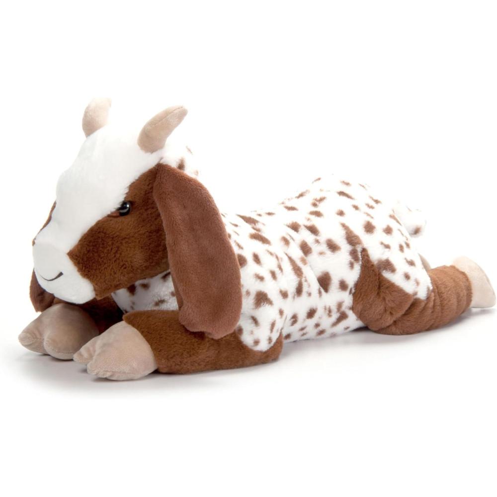 image:imageThe Petting Zoo Goat Stuffed Animal Plushie Gifts for Kids Wild Onez Wildlife Animals Goat Plush Toy 24 inches
