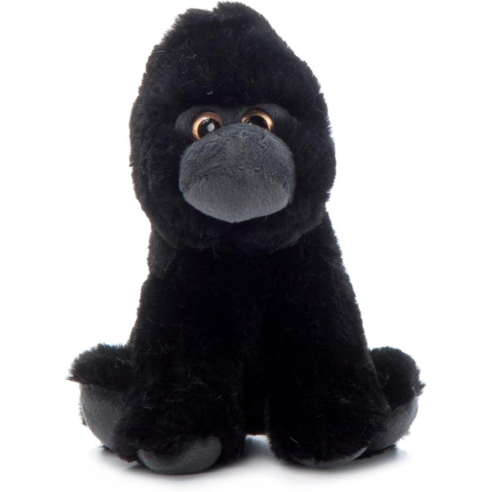image:imageThe Petting Zoo Gorilla Stuffed Animal Plushie Gifts for Kids Wild Onez Babiez Zoo Animals Gorilla Plush Toy 6 inches