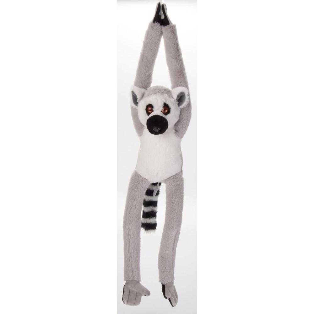image:imageThe Petting Zoo Hanging RingTailed Lemur Stuffed Animal Plushie Gifts for Kids Wildlife Animals Lemur Plush Toy 20 Inches
