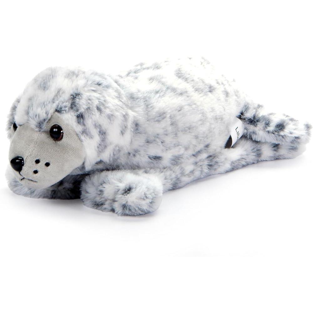 image:imageThe Petting Zoo Harbor Seal Stuffed Animal Plushie Slap Bracelet Gifts for Kids Slapstix Sealife Animals Harbor Seal Plush Toy 9 inches
