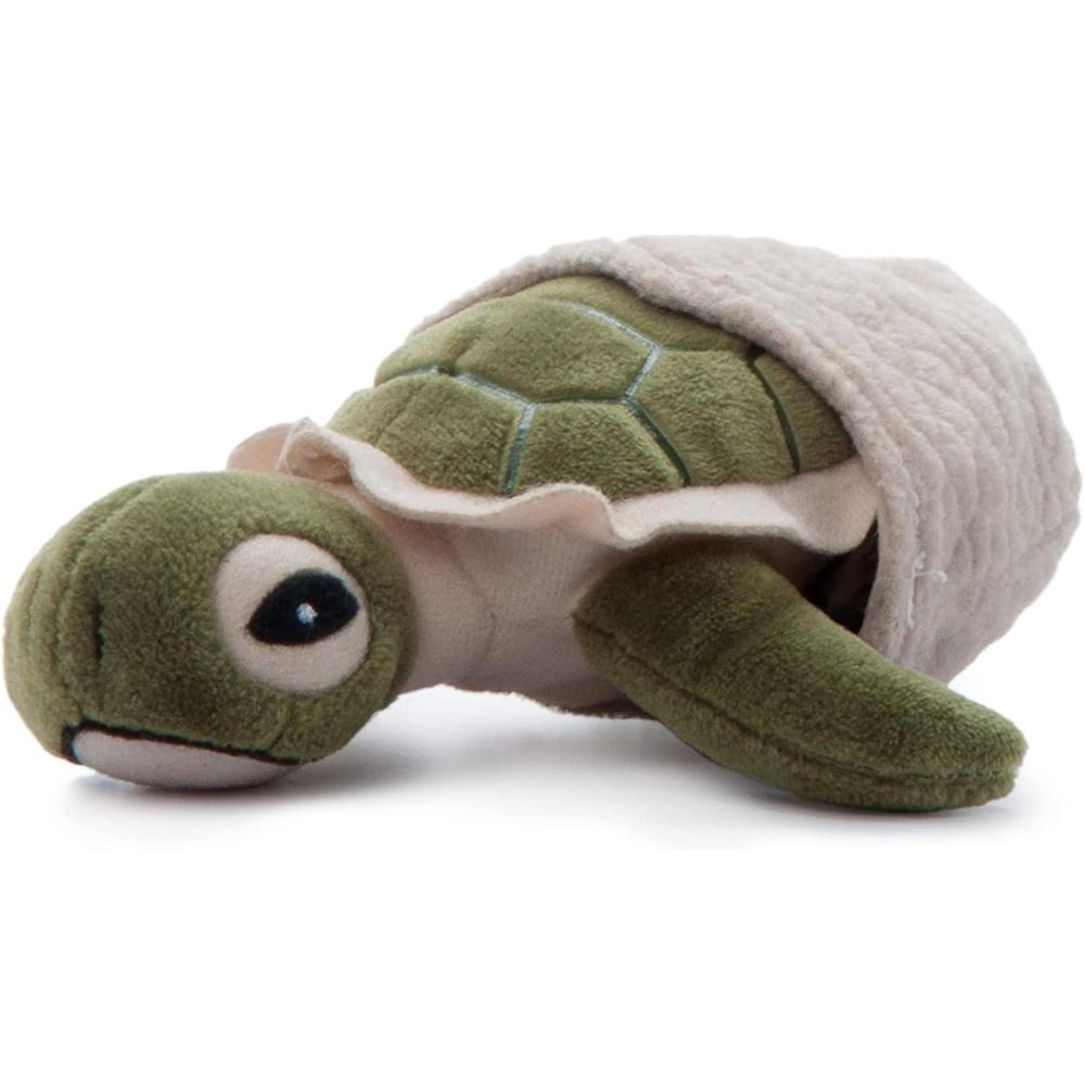 image:imageThe Petting Zoo Hatchling Sea Turtle Stuffed Animal with Mini Shell Gifts for Kids Wild Onez Ocean Animals Hatchling Sea Turtle Plush with Mini Shell Toy 5 inches