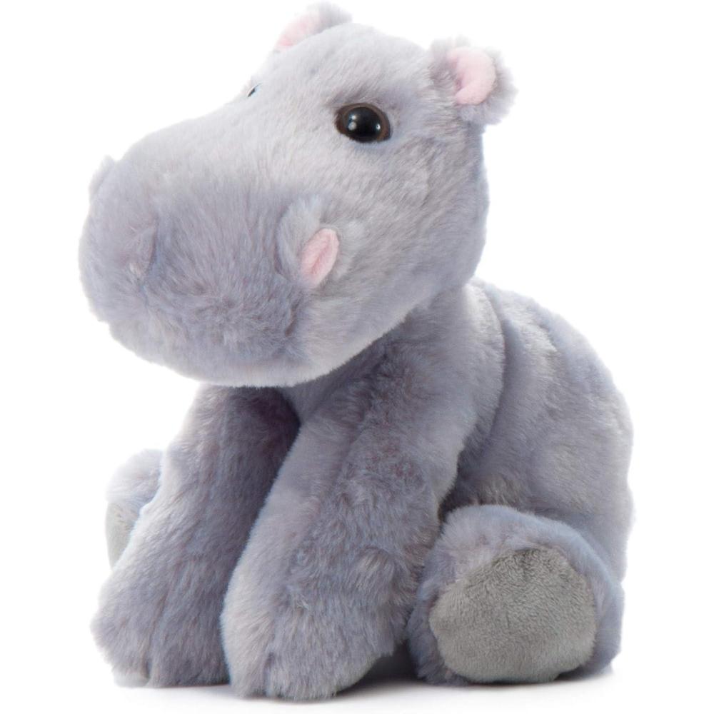 image:imageThe Petting Zoo Hippo Stuffed Animal Gifts for Kids Wild Onez Zoo Animals Hippo Plush Toy 9 inches