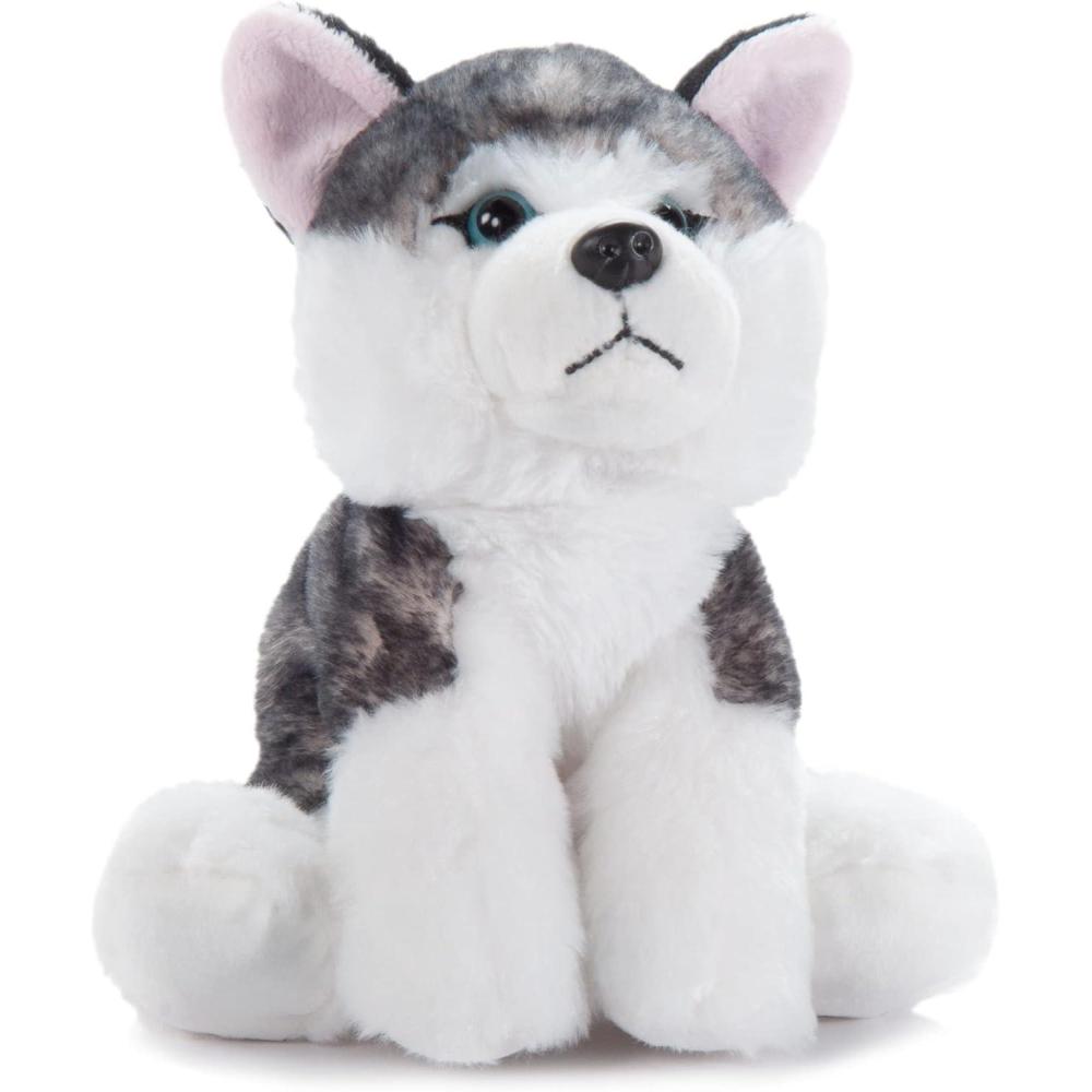image:imageThe Petting Zoo Husky Dog Stuffed Animal Plushie Gifts for Kids Siberian Husky Dog Plush Toy 9 inches