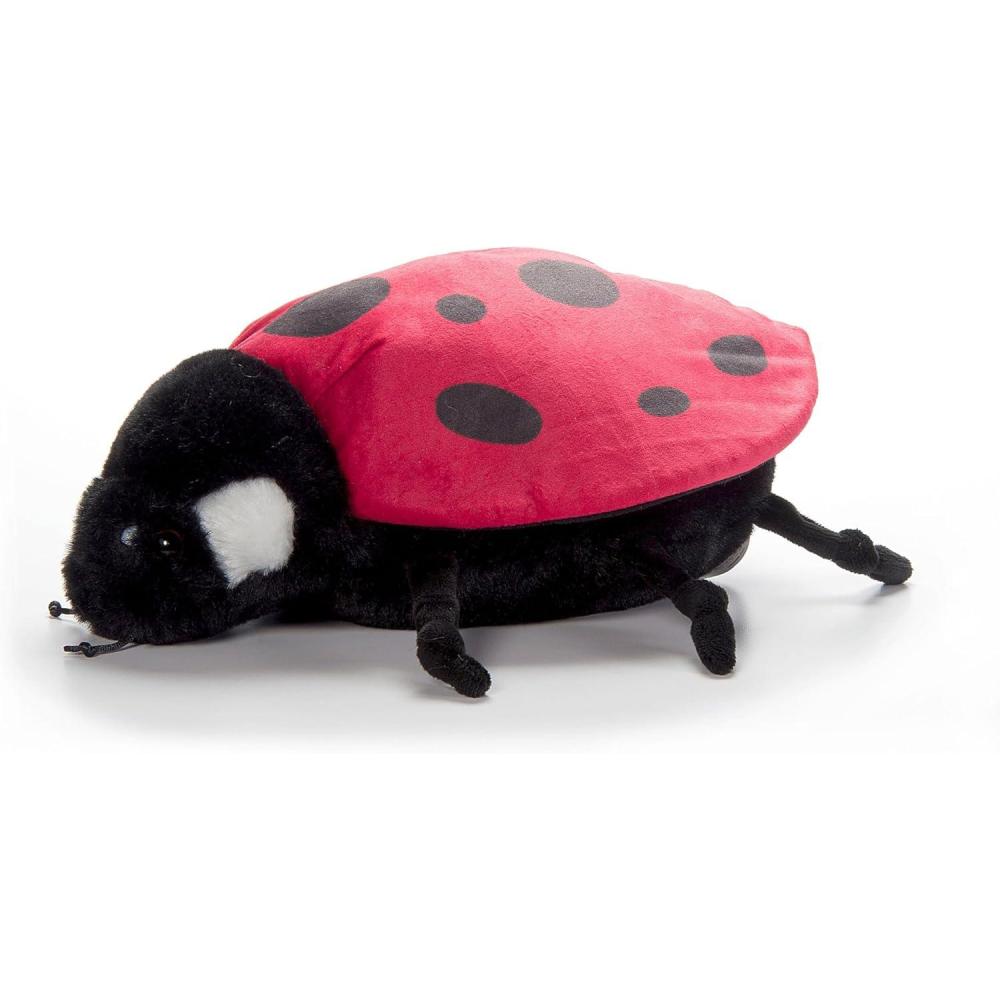 image:imageThe Petting Zoo Ladybug Stuffed Animal Plushie Gifts for Kids Wild Onez Insect Animals Red Ladybug Plush Toy 12 inches
