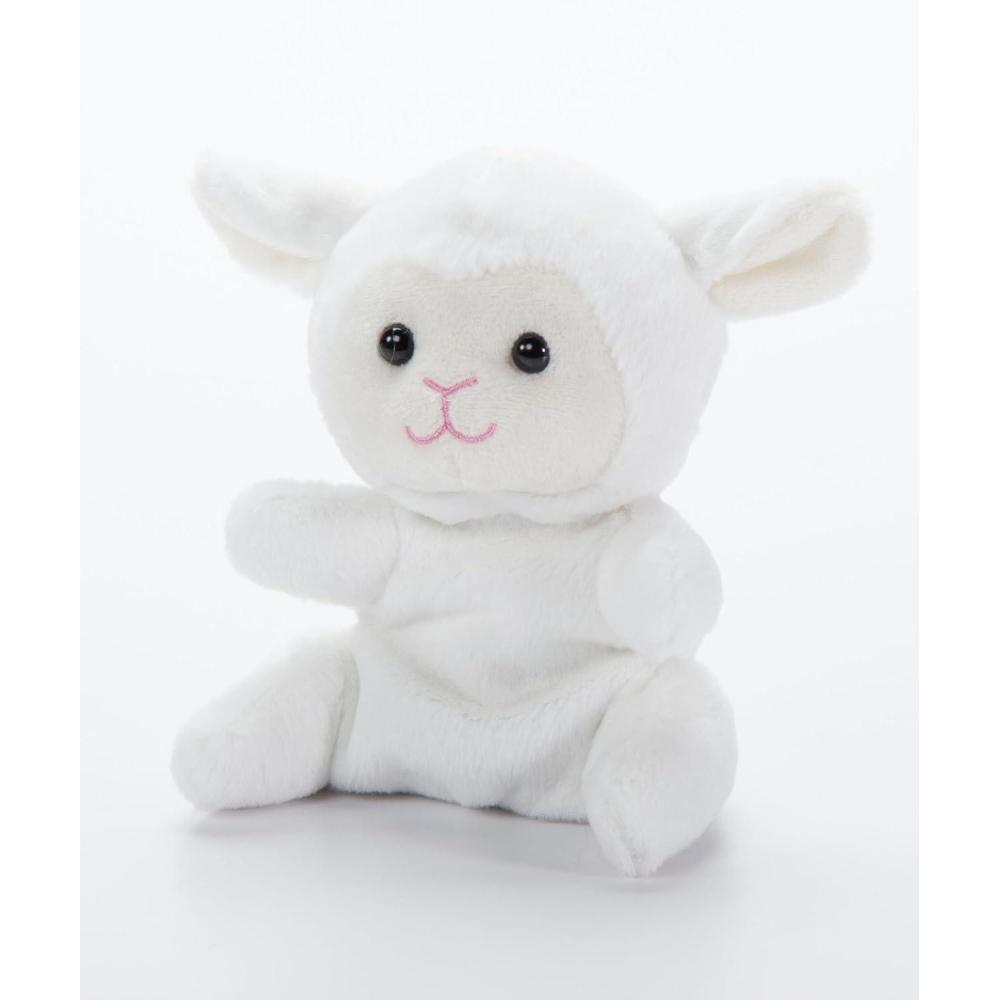 image:imageThe Petting Zoo Lamb Stuffed Animal Plushie Spring Gifts for Kids Nuggetz Animals White Lamb Plush Toy 6 inches