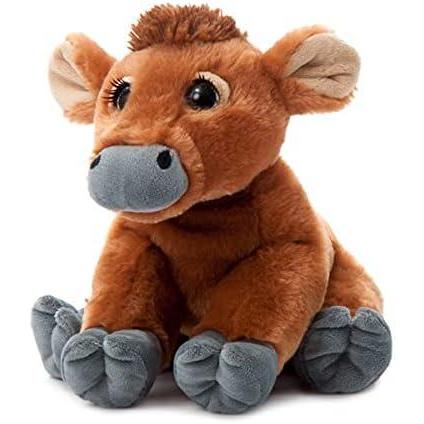 image:imageThe Petting Zoo Lashz Cow Stuffed Animal Gifts for Girls Brown Cow Plush Toy 12 inches