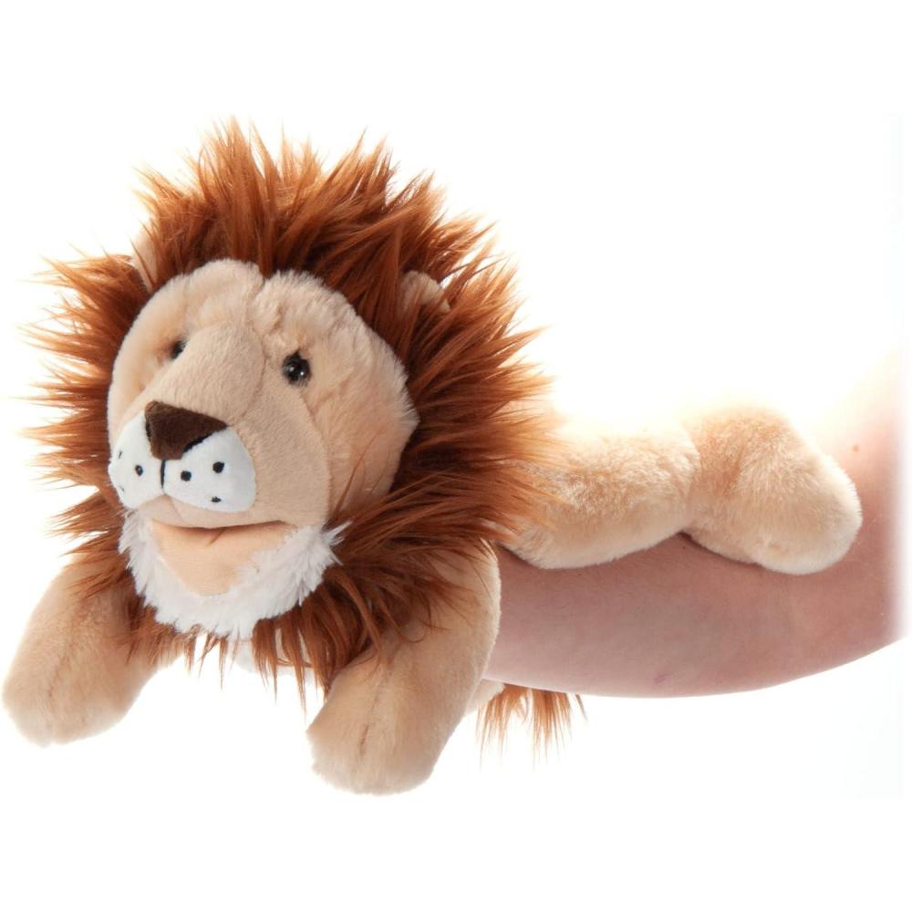 image:imageThe Petting Zoo Lion Hand Puppet Stuffed Animal Plushie Gifts for Kids Puppetz Animals Lion Interactive Puppets Plush Toy 16 Inches