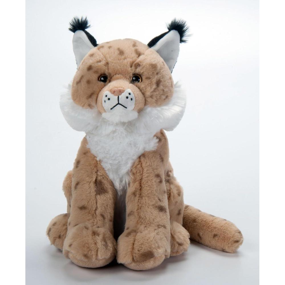 image:imageThe Petting Zoo Lynx Stuffed Animal Plushie Gifts for Kids Wild Onez Wildlife Animals Lynx Cat Plush Toy 12 inches