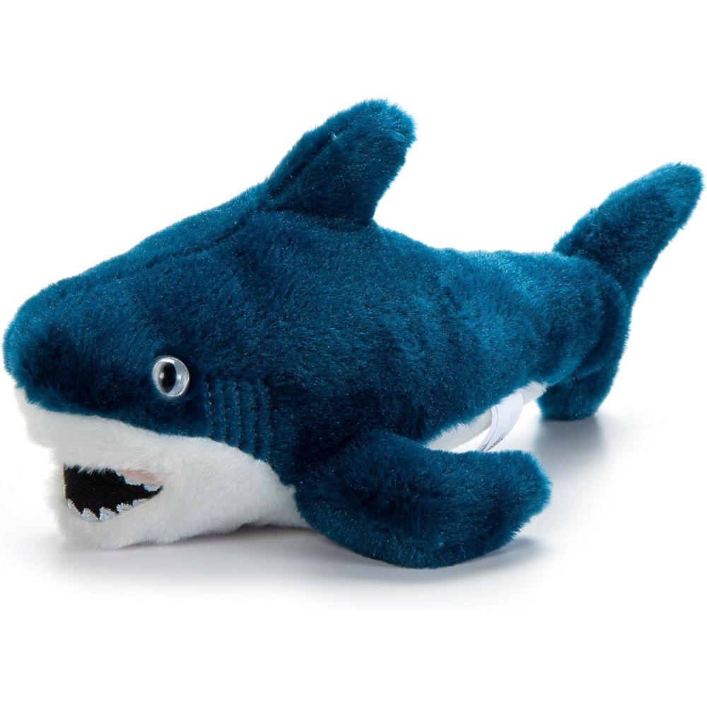 image:imageThe Petting Zoo Mako Shark Stuffed Animal Plushie Gifts for Kids Scoopz Sealife Animals Blue Mako Shark Plush Toy 8 Inches